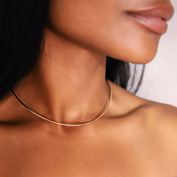 Choker Yellow Gold d Oro Fine Jewellery Collection NOA NOA